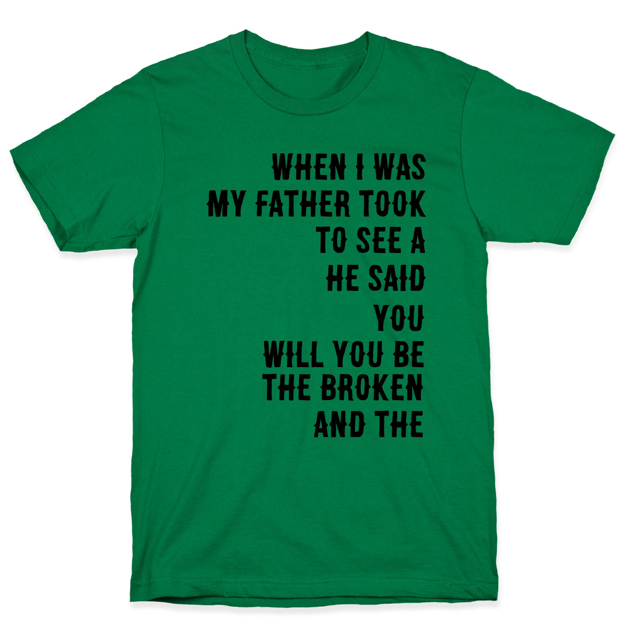 When I Was a Young Boy (1 of 2 pair) T-Shirt
